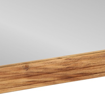 vidaXL Καθρέφτης μπάνιου 50x70x3cm από μασίφ ξύλο ακακίας