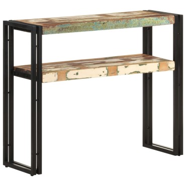 vidaXL Τραπέζι Κονσόλα 90x30x75cm Μασίφ Ανακυκλωμένο Ξύλο 1 τεμ.