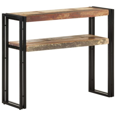 vidaXL Τραπέζι Κονσόλα 90x30x75cm Μασίφ Ανακυκλωμένο Ξύλο 1 τεμ.