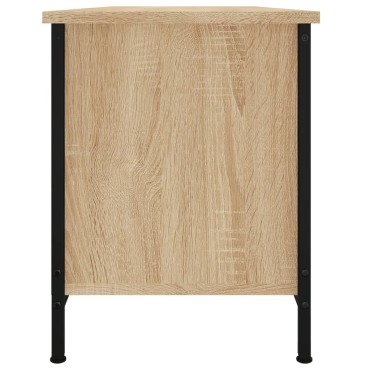 vidaXL Έπιπλο Τηλεόρασης με Πόρτες Sonoma Δρυς 102x35x45cm Επεξ.Ξύλο