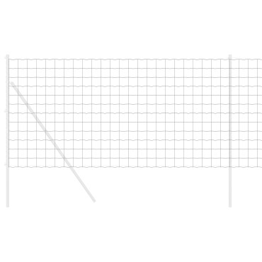 vidaXL Εξάγωνος Φράχτης 1.4x50 μ Γαλβανισμένο Ατσάλι 5000x0.05x140cm