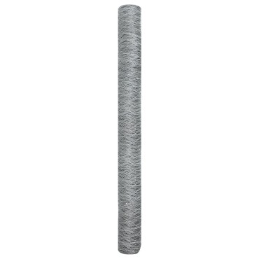 vidaXL Γαλβανισμένος φράχτης 1.5x100 μ 10000x0.05x150cm