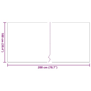 vidaXL Τεχνητό Γκαζόν Μαύρο 1x2 μ 30 χιλ.