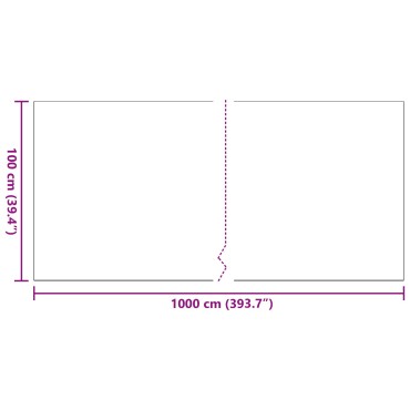 vidaXL Τεχνητό Χόρτο Μαύρο 1x10 μ 40 εκ.