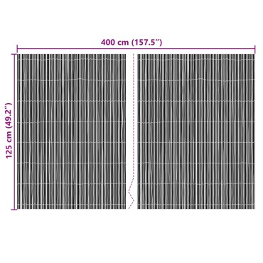 vidaXL Φράχτης από μπαμπού 400x125 εκ