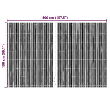 Φράκτης από μπαμπού vidaXL 400x150cm