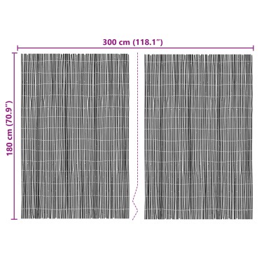 Φράχτης από μπαμπού vidaXL 300x180cm