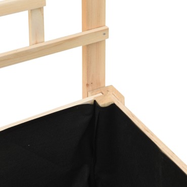 vidaXL Κήπος Γλάστρα με Πλέγμα & Ράφι 161x43x152 εκ. Μασίφ ξύλο πεύκου