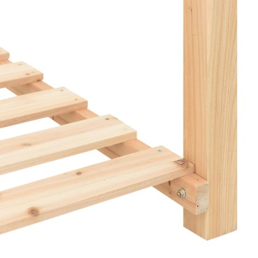 vidaXL Κήπος Γλάστρας με Ράφια 155x59x76 εκ. Μασίφ Ξύλο Πεύκου