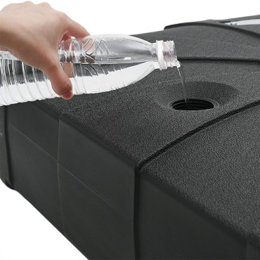 vidaXL Σετ Βάσης Παρασόλιας 2 Τεμαχίων - 150kg Άμμος ή 113kg Νερό