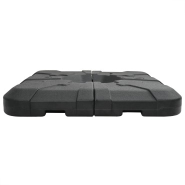 vidaXL Σετ Βάσης Ομπρέλας 2-τεμαχίων : 110kg Άμμος ή 70kg Νερό