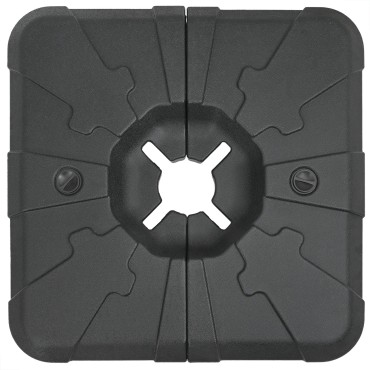 vidaXL Σετ Βάσης Ομπρέλας 2-τεμαχίων : 110kg Άμμος ή 70kg Νερό