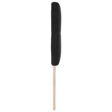 vidaXL Κεφαλάρι με Κουμπιά Μαύρο Βελούδο 100x40x7cm 1 τεμ.