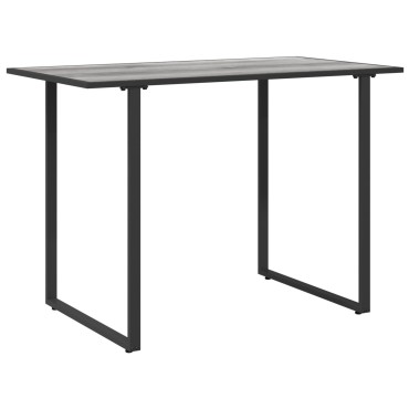 vidaXL Γκρι Τραπέζι Κήπου 100x55x70cm DPC και Χάλυβας 1 τεμ.