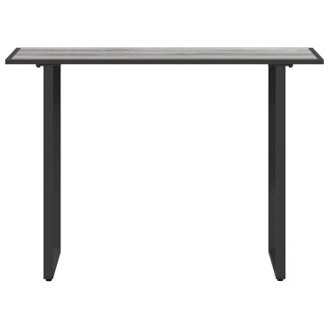 vidaXL Γκρι Τραπέζι Κήπου 100x55x70cm DPC και Χάλυβας 1 τεμ.