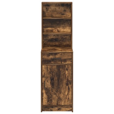 vidaXL Ψηλό Ντουλάπι σε Καπνιστή Δρυ, 40x41x135cm, Φτιαγμένο από Επεξεργασμένο Ξύλο 1 τεμ.
