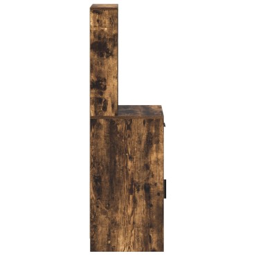 vidaXL Ψηλό Ντουλάπι σε Καπνιστή Δρυ, 40x41x135cm, Φτιαγμένο από Επεξεργασμένο Ξύλο 1 τεμ.