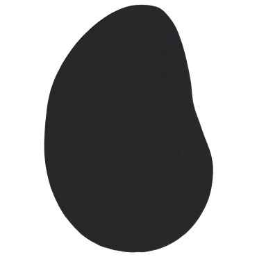 vidaXL Χαλί περιοχής  Μαύρο 80x150cm Πολυεστέρας Αντιολισθητικό
