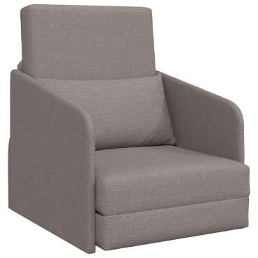 vidaXL Σαλονιού Καναπές Κρεβάτι 2-σε-1 Ταπάζ 65x80x83cm Υφασμάτινος 1 τεμ. Γωνιακός