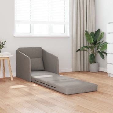 vidaXL Σαλονιού Καναπές Κρεβάτι 2-σε-1 Ταπάζ 65x80x83cm Υφασμάτινος 1 τεμ. Γωνιακός