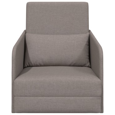 vidaXL Σαλονιού Καναπές Κρεβάτι 2-σε-1 Ταπάζ 65x80x83cm Υφασμάτινος 1 τεμ. Γωνιακός
