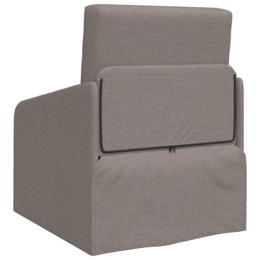 vidaXL Σαλονιού Καναπές Κρεβάτι 2-σε-1 Ταπάζ 65x80x83cm Υφασμάτινος 1 τεμ. Γωνιακός