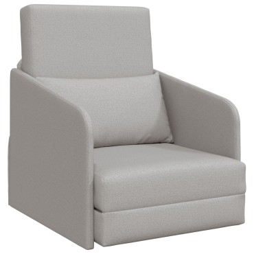 vidaXL Κρεβάτι καναπές Σκίουρος Γκρί 65x80x83cm ύφασμα