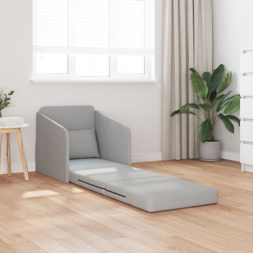 vidaXL Κρεβάτι καναπές Σκίουρος Γκρί 65x80x83cm ύφασμα