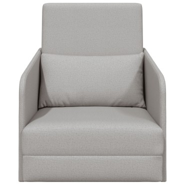 vidaXL Κρεβάτι καναπές Σκίουρος Γκρί 65x80x83cm ύφασμα