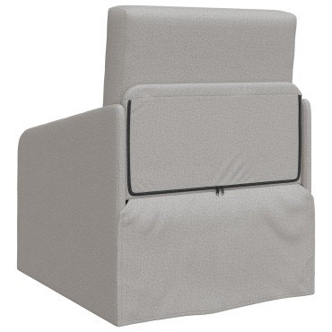 vidaXL Κρεβάτι καναπές Σκίουρος Γκρί 65x80x83cm ύφασμα