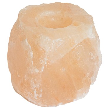 vidaXL Κηροπήγια από αλάτι 4 τεμάχια 2,8 kg Ροζ