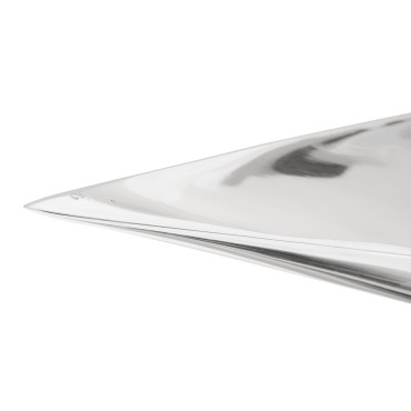 vidaXL Καλάθι φρούτων Ασημί 60x15x8 εκ. Αλουμίνιο