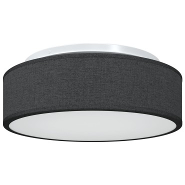 vidaXL Λάμπα Οροφής με προβολείς Μαύρο 38 x 38 x 13,5 εκ ύφασμα