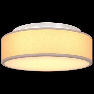 vidaXL Φωτιστικά Οροφής  Flush Mount Ταπέ Ø 38 εκ Υφάσματος E27