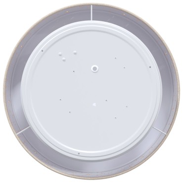 vidaXL Λάμπα Οροφής με προβολείς Taupe 30 x 30 x 13,5 εκ ύφασμα