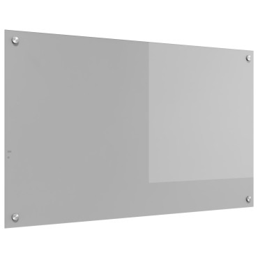 vidaXL Φωτιστικό Πίσω Παχύ σε Ανοιχτό Γκρι 100x60x0,6 εκ από Σκληρυμένο Γυαλί