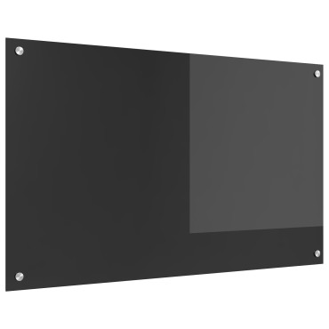 vidaXL Πίνακας Κουζίνας Σκούρο Γκρι 100x60x0,6 εκ Σκληρυμένο Γυαλί
