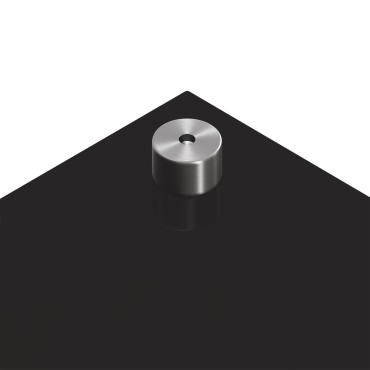 vidaXL Πλαίσιο Κουζίνας Μαύρο 110x40x0,6 εκ Γυαλί Υψηλής Αντοχής