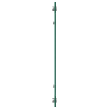 vidaXL Κουζίνα Πίσω τοίχος Σκούρο γκρι 110x50x0,6 εκ Γυαλί Tempered