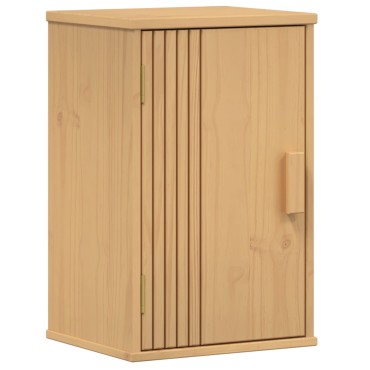 vidaXL Ντουλάπι Αποθήκευσης Μπάνιου 35x30x55cm από Μασίφ Ξύλο Πεύκου
