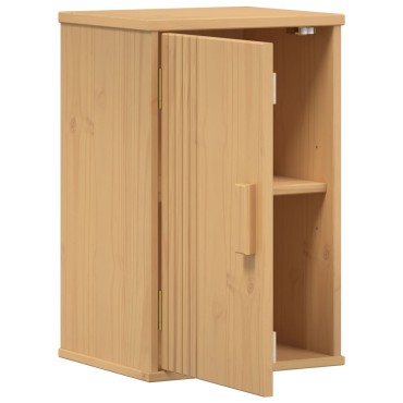 vidaXL Ντουλάπι Αποθήκευσης Μπάνιου 35x30x55cm από Μασίφ Ξύλο Πεύκου