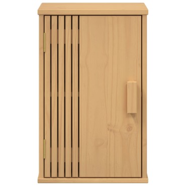 vidaXL Ντουλάπι Αποθήκευσης Μπάνιου 35x30x55cm από Μασίφ Ξύλο Πεύκου