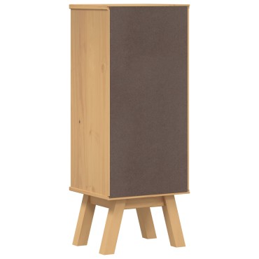 Ντουλάπα Αποθήκευσης μπάνιου vidaXL 35x30x90cm από μασίφ ξύλο πεύκου