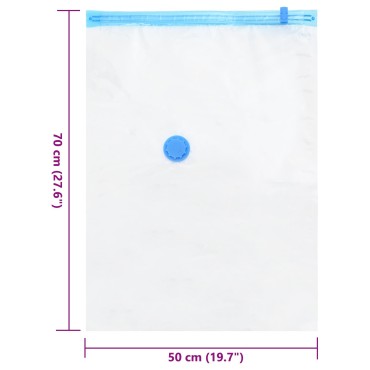 vidaXL Σακούλες αποθήκευσης κενού  50 τεμ 70x50 εκ.