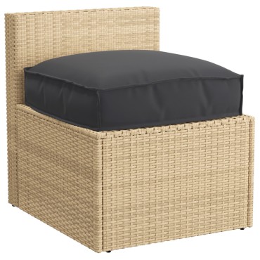 vidaXL Μαξιλάρι Παλέτας για Κάθισμα Μαύρο 50x50x12cm Oxford Fabric