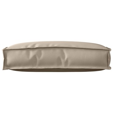 vidaXL Cushion Pallet για πλάτη Taupe 60x40x12cm από ύφασμα Oxford