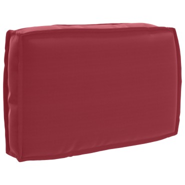 vidaXL Μαξιλάρι Παλέτας για Πλάτη Κόκκινο 60x40x12cm Από Ύφασμα Oxford