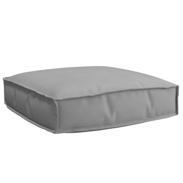 vidaXL Μαξιλάρι Παλέτας για Καθίσμα Γκρι 60x60x12cm Ύφασμα Oxford