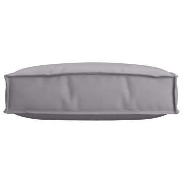 vidaXL Μαξιλάρι Παλέτας για Καθίσμα Γκρι 60x60x12cm Ύφασμα Oxford