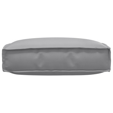 vidaXL Μαξιλάρι Παλέτας για Καθίσμα Γκρι 60x60x12cm Ύφασμα Oxford
